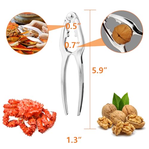 5-Piece Crab Crackers Set - Durable Seafood & Nut Tools