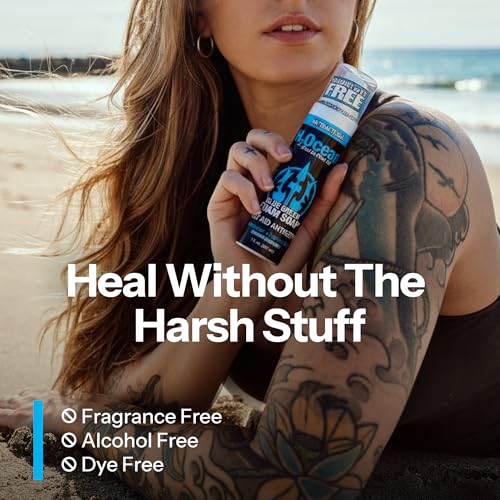 H2Ocean Antibacterial Tattoo Aftercare Foam Soap - 7 Fl Oz