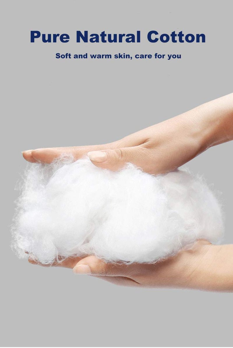 Cotton Swabs - 300ct Biodegradable Bamboo Sticks | 100% Pure Natural Cotton, Chemical-Free