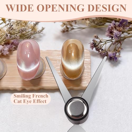 Plman Cat Eye Magnet Set for Nail Art - 2-in-1 Beginner-Friendly