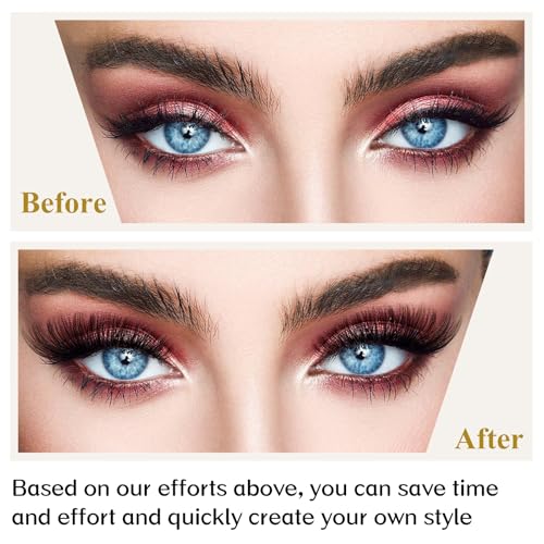 B&Qaugen 14mm D Curl Lash Clusters - 72 DIY Eyelash Extensions