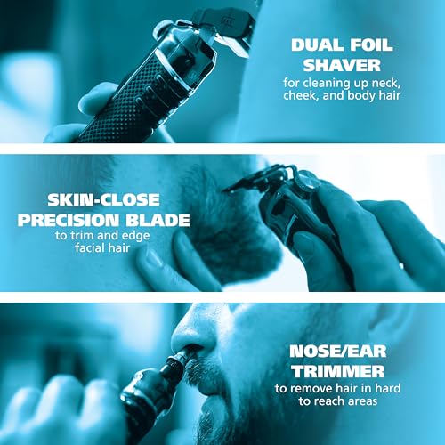 Wahl USA Pro Series High Visibility Skeleton Style Trimmer, Lithium-Ion Cordless USB Rechargeable All in One Shaving & Close Cutting Beard Trimmer for Men with Near Zero Gap Blade ? 3026018