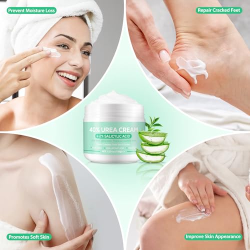 40% Urea Cream for Feet with Salicylic Acid & Aloe Vera - 5.29 OZ