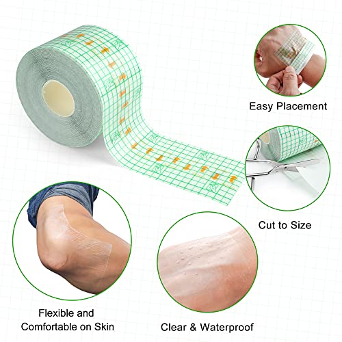 LotFancy Tattoo Aftercare Bandage, 2" x 13 Yards Roll, Waterproof,