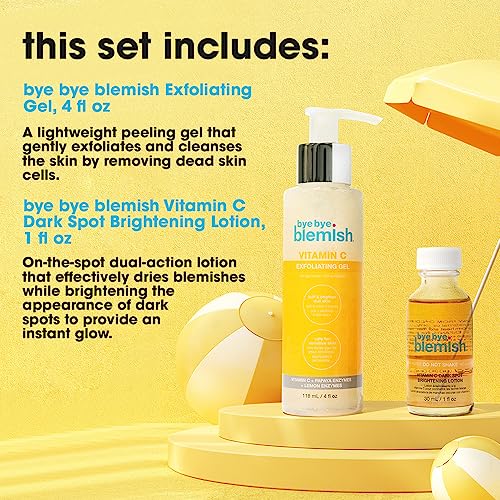 Bye Bye Blemish Vitamin C Dark Spot Corrector & Brightening Gel Duo