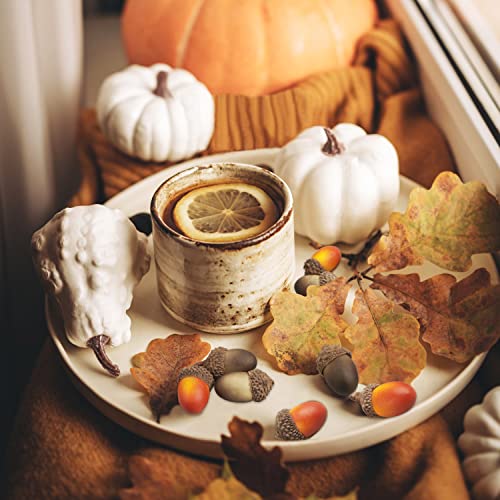 120 PCS Artificial Acorns for Fall Decor - Mini Craft Acorns