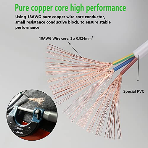 SinLoon UL Certified T5/T8 LED Lamp Connecting Wire - 10FT