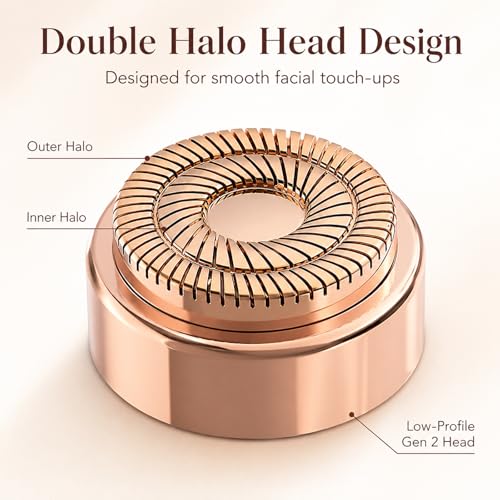 Ceooe 6 Pack Replacement Heads for Flawless Gen 2 Facial Hair Remover - Compatible with Finishing Touch Women's Razor