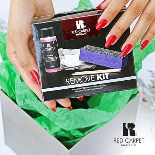 RC Red Carpet Manicure Nail Gel Removal Kit for Professional & Home Use
