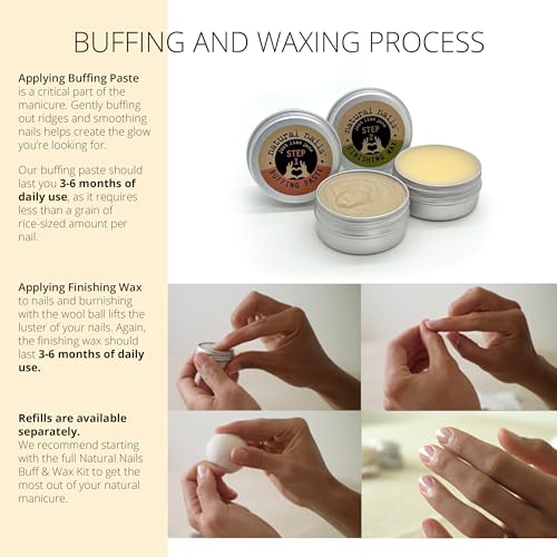 Just Like Jane Natural Nails Finishing Wax - 20ml Refill Tin