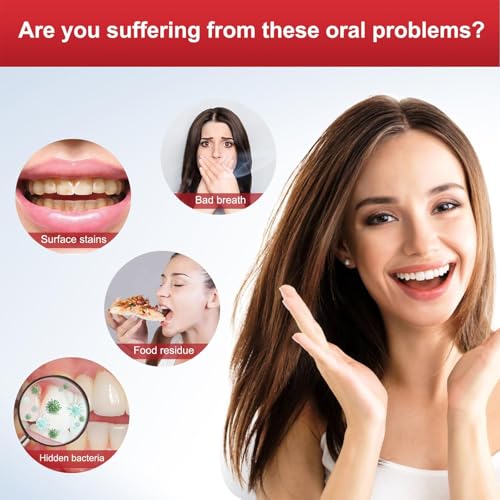 Probiotic Whitening Toothpaste 2-Pack - Fluoride-Free, Deep Clean & Fresh Mint