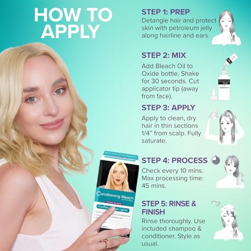 Color Oops Conditioning Bleach with Coconut Oil - Gentle Hair Lightener