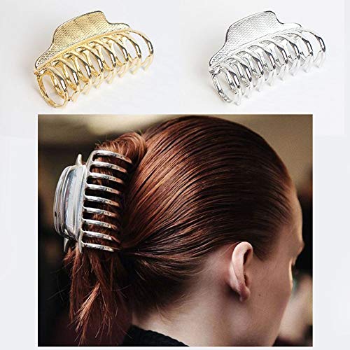 Numblartd Gold Large Hair Claw Clip for Thick Hair - Stylish Hair Accessories