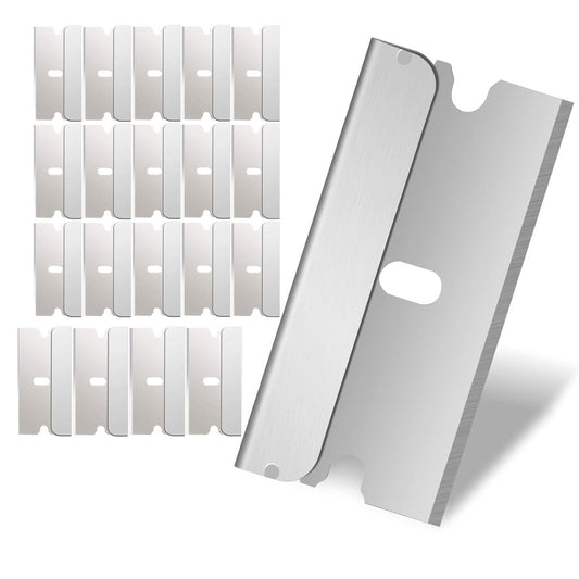 20 Pcs Single edge razor blades Industrial Razor Blades for Scraper, Safety Straight Edge Razors, Paint Scraper Razor Blades,razor blade scraper,razor blades scraper,box cutter blades refills