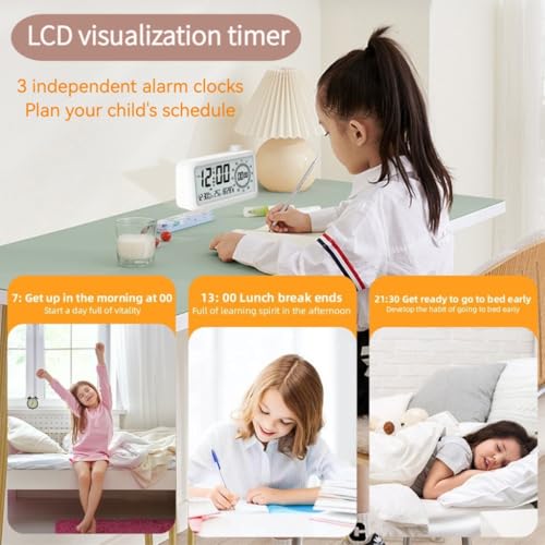 Visual Digital Timer for Kids with LCD Display & Silent Operation