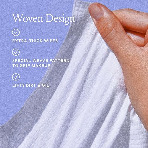 Billie Wonder Wipes - Makeup-Removing Face Wipes, 25 Count (Pack of 2) - Hyaluronic Acid & Witch Hazel