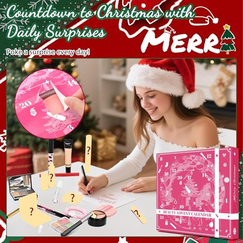2025 Multicolor Makeup Advent Calendar - 24 Days of Beauty Surprises