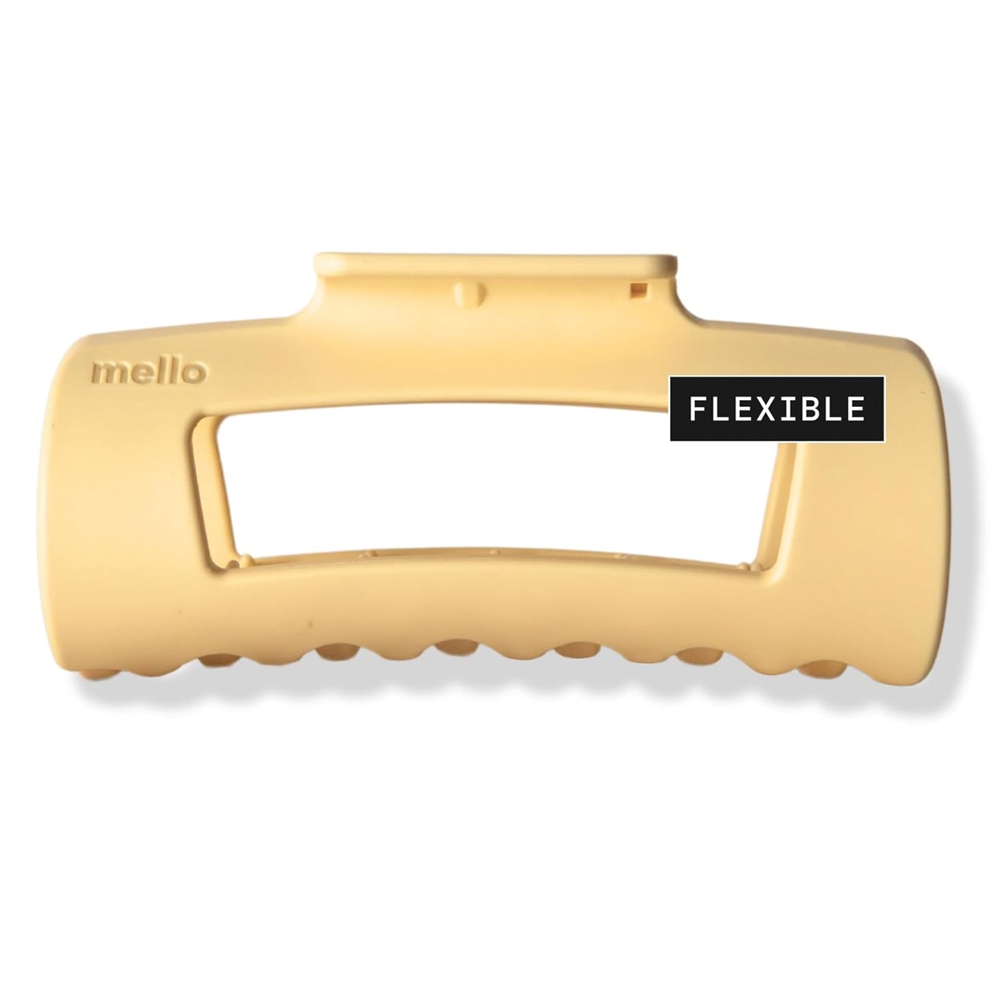 Medium Hair Clip - Flexible Comfort Hair Claw for Strong Hold on Thick & Thin Hair | Dark Brown, Matte Finish
