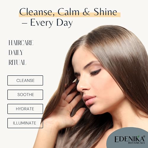 Edenika Botanicals Chamomile Shampoo – Hydrating Vegan Formula, 16 fl oz