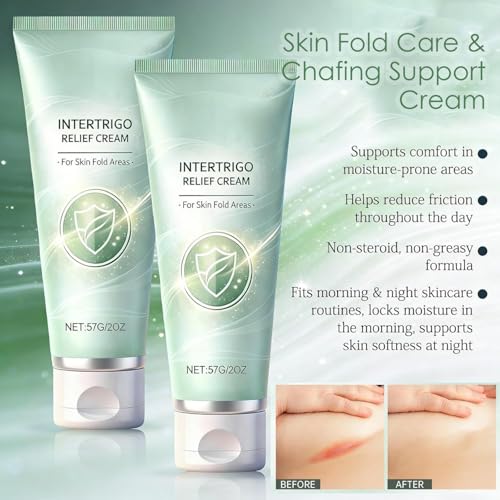 Intertrigo Relief Cream - Fast-Drying Skin Fold Care (2PCS)
