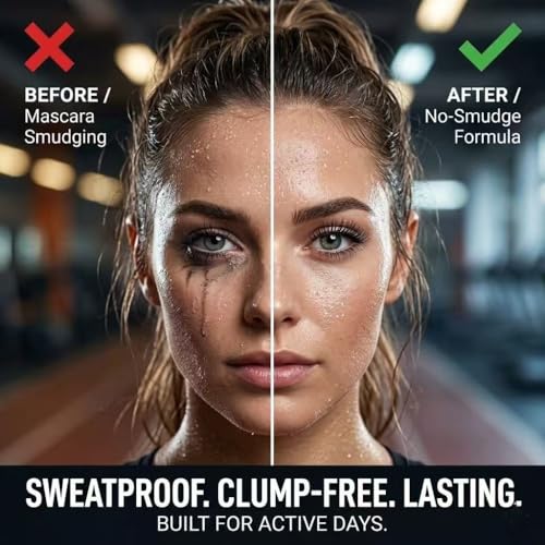 Waterproof Mascara for Oily Skin - Volumizing & Lengthening