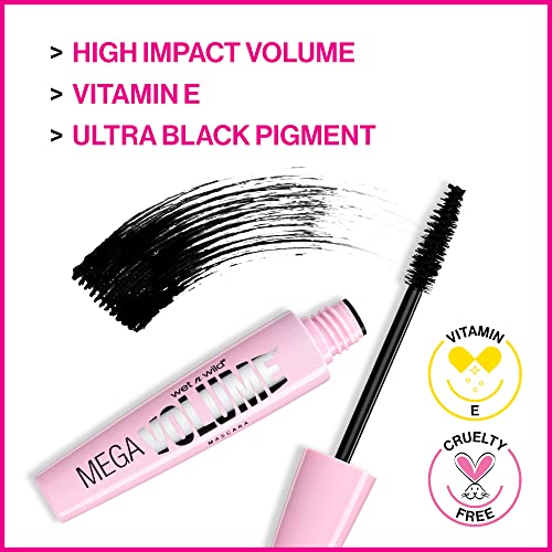 Wet n Wild Mega Volume Mascara - Very Black, 2 Pack