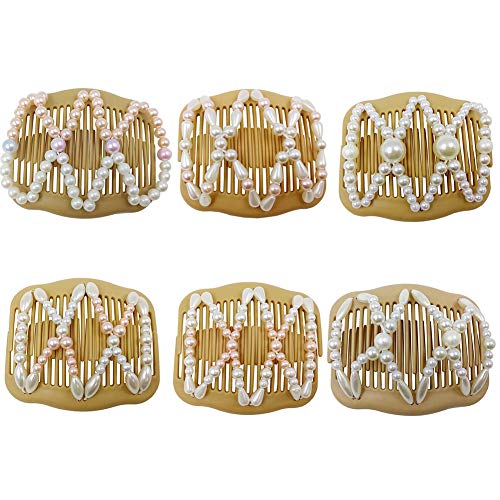 LOVEF Pear Hair Comb Bun Maker - Durable Hair Clip for Easy Updos