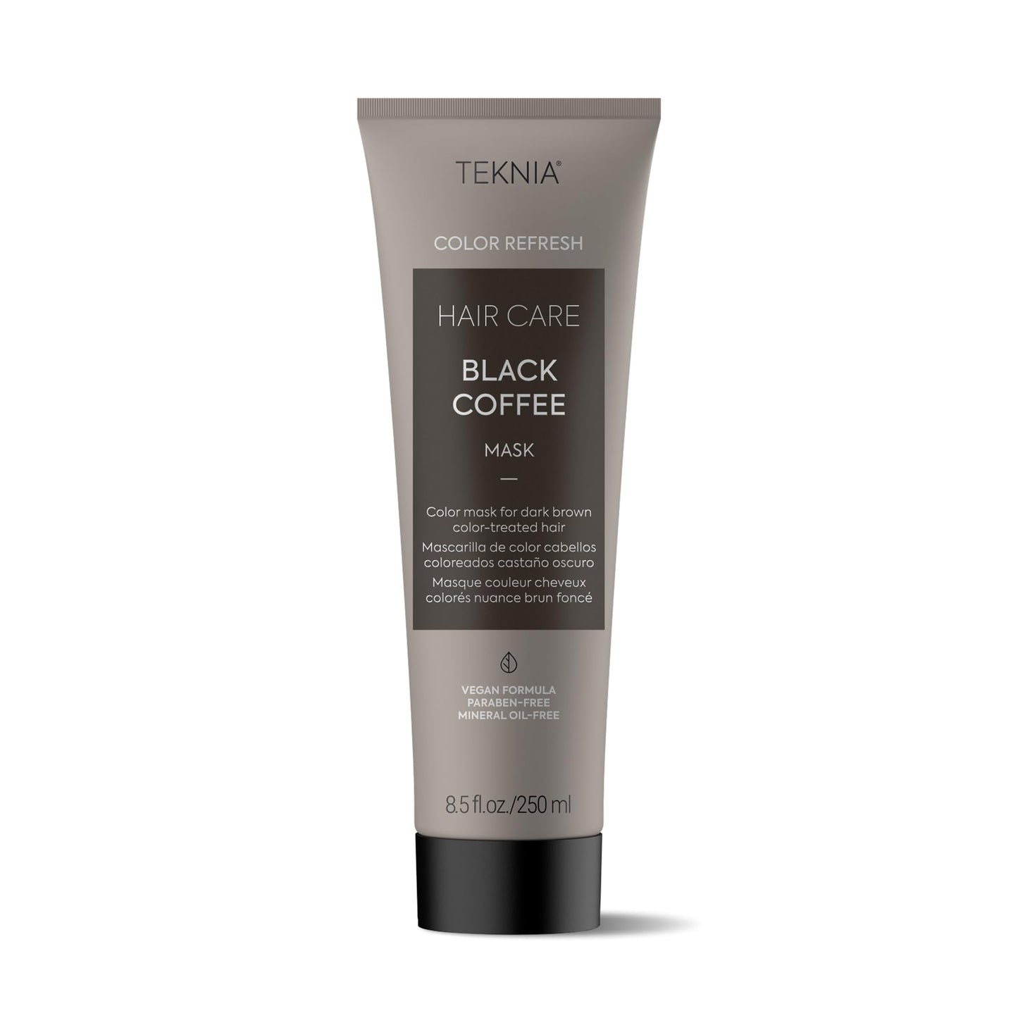 Lakmé Teknia Black Coffee Color Refresh Hair Mask, Color Depositing Conditioner for Black Hair, 8.5 Fl Oz