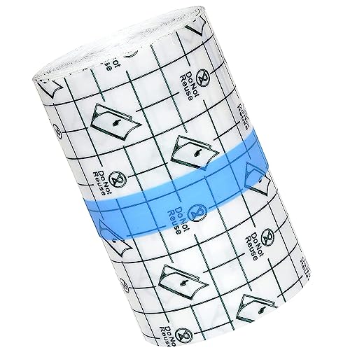 OBTANIM Transparent Waterproof Stretch Adhesive Bandage for Tattoo Care 7 x 394 Inch