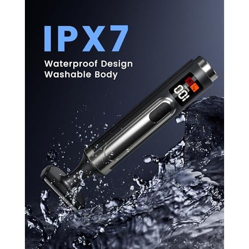 NUBACK Electric Back Shaver for Men, 3 in 1 Mens Back Shaver, Cordless Back Hair Trimmer for Men with Extendable Long Handle, Self-Service Body Groomer Razor with Wider Blade