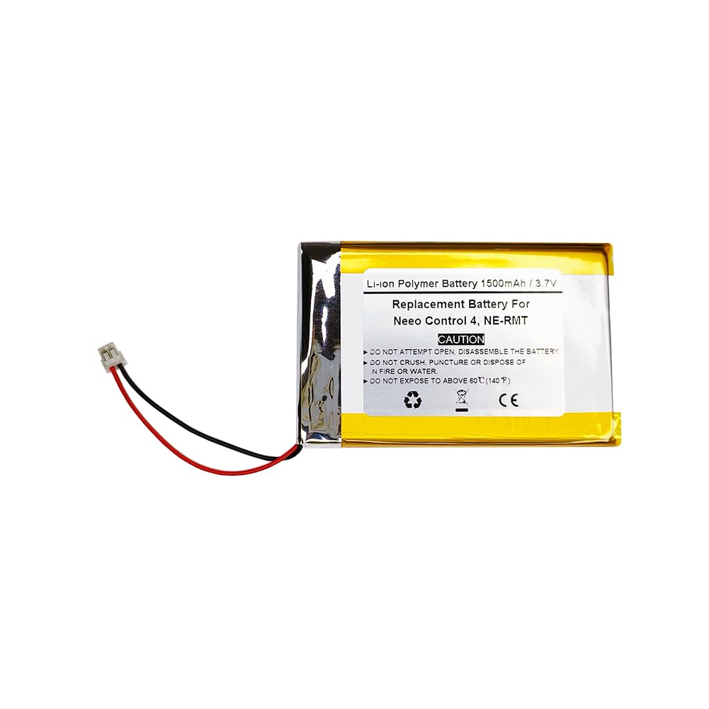 1500mAh 3.7V Replacement Battery for Neeo Control 4, NE-RMT, AHB404066