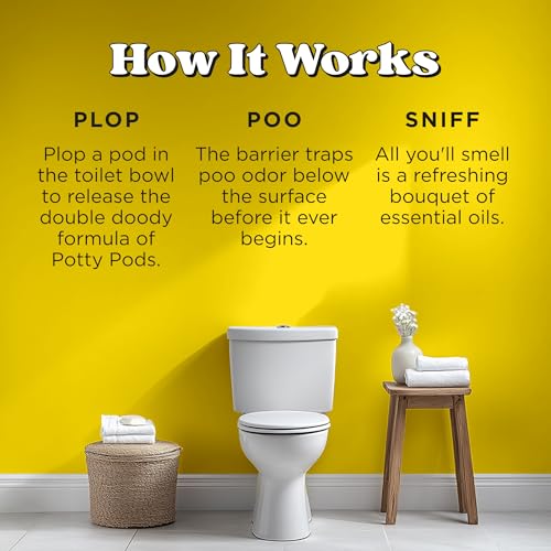 Poo-Pourri 2-in-1 Toilet Potty Pods - Original Citrus, 5 Ct