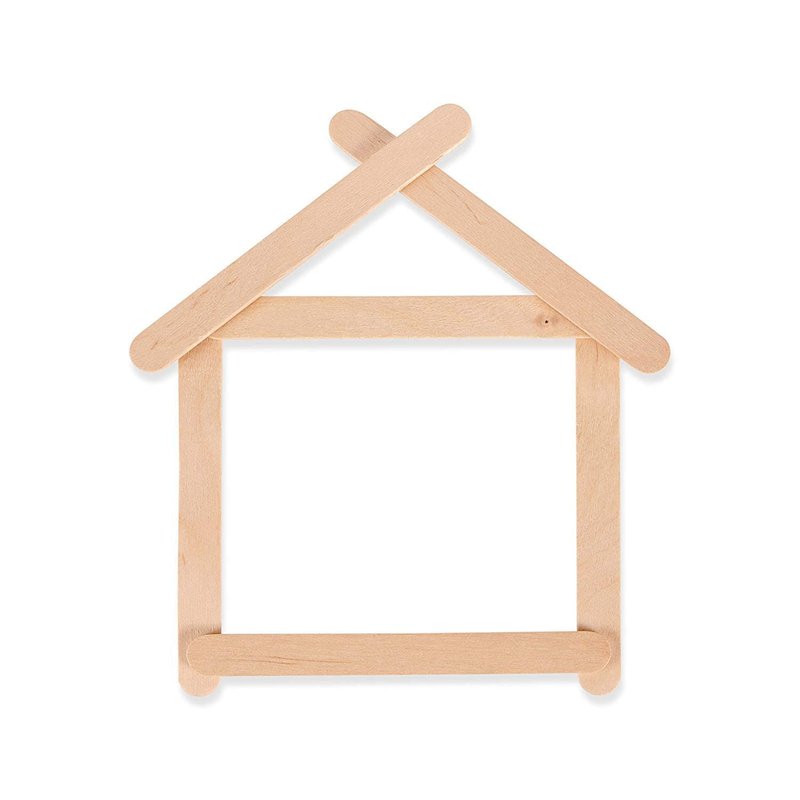 Perfect Stix - PS-114st-1,000 4.5" Craft Sticks/ Ice Cream Sticks/ Natural Wood - Box of 1,000ct