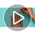 Dashing Diva Blue Vixon Gel Nail Strips - Long-Lasting, Chip-Resistant Manicure