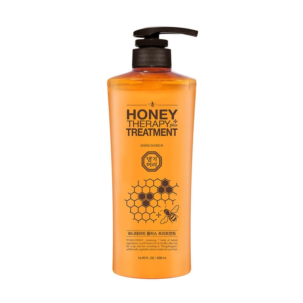 Daeng Gi Meo Ri - Honey Therapy Shampoo&Treatment&Hair Mask Set(Shampoo and Treatment16.9 FL.OZ/500ml,Hair Mask150ml), Packaging may vary