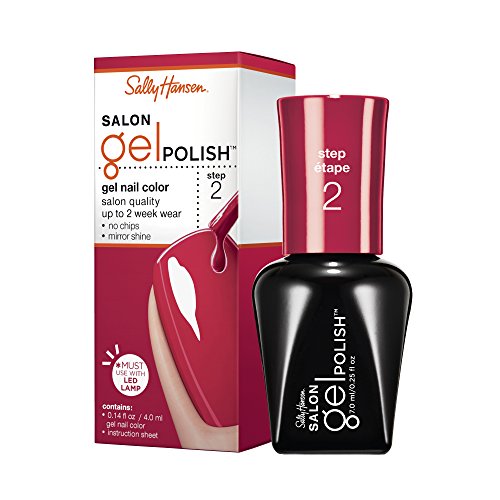 Sally Hansen Salon Gel Polish Nail Lacquer - Red My Lips, 0.14 Fl Oz