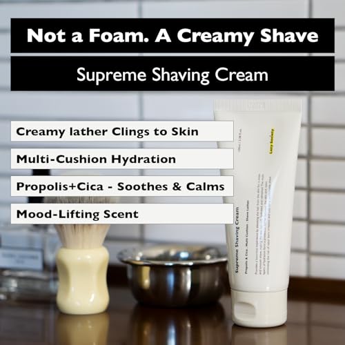 Lazy Society Supreme Shaving Cream for Men - Hydrating & Soothing