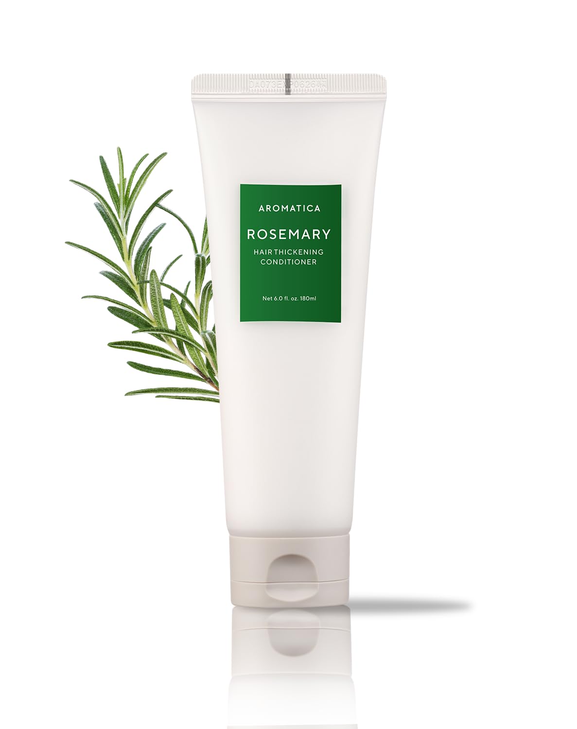 AROMATICA Rosemary Hair Thickening Conditioner - Vegan Moisturizing Formula for Damaged & Dry Hair | 13.53oz/400ml