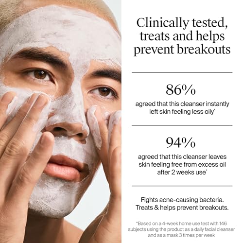 Neutrogena Evenly Clear Acne Cleansing Mask, 4.2 oz - 3.5% Benzoyl Peroxide