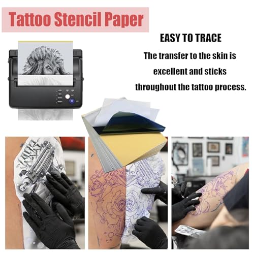 Sotica 30-Piece Tattoo Practice Kit: 10 Fake Skins and 20 Transfer Papers