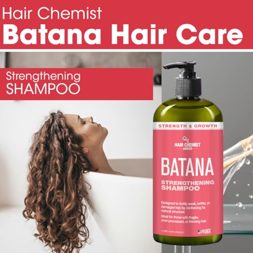 Hair Chemist Batana Strengthening Shampoo - 33.8 oz for Hair Growth