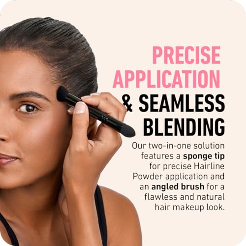 Boldify Dual-Ended Hairline Powder Brush for Precision Application