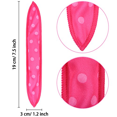 Bememo 40-Piece Multicolor Soft Foam Hair Rollers for Overnight Curls