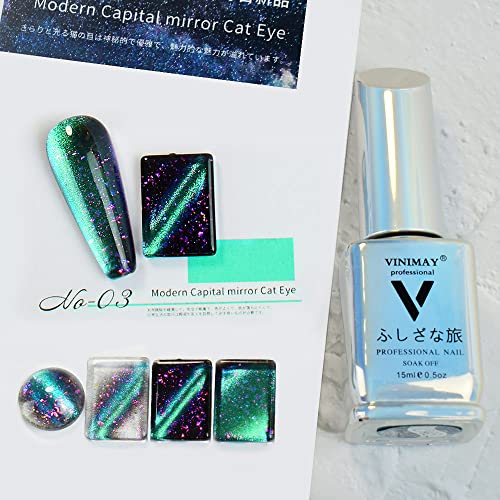 Major Dijit 15ml 9D Galaxy Cat Eye Nail Polish Magnetic Starry Sky Aurora Glitter