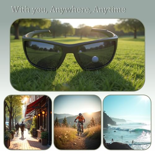 SOL PRO Polarized Wraparound Riding Sunglasses with Foam Padding