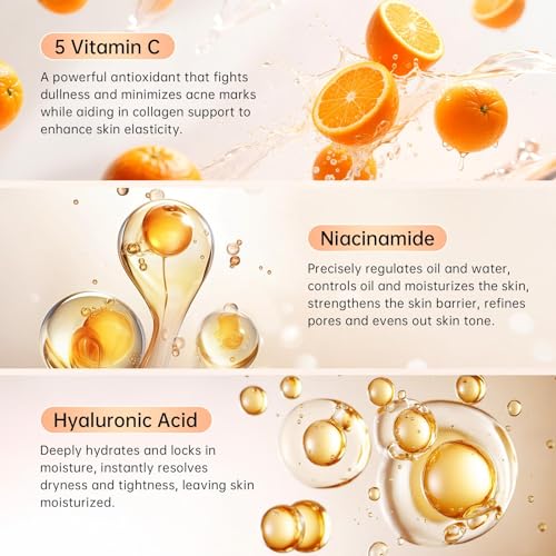 Vitamin C Toner 2 Fl Oz (Pack of 2) - Hydrating & Skin Tone Brightening