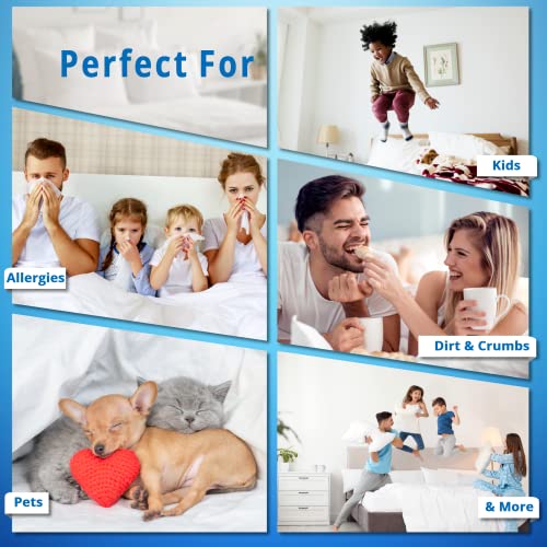 Hypoallergenic Cotton Pillow Protector - Standard Size, 21x27 in