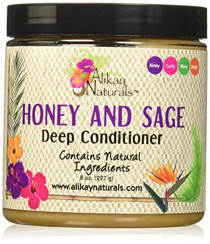 Alikay Naturals Honey & Sage Deep Conditioner - 8 Oz Moisturizing Treatment