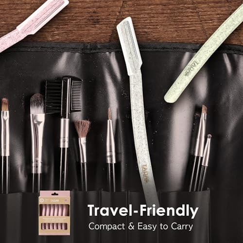 TADA Biodegradable Dermaplaning Tools 12-Pack – Green Face Razors
