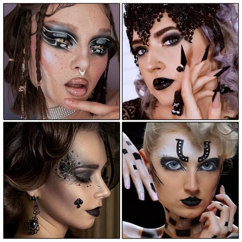 Black Smokey Grey 15-Color Eye Shadow Palette – Matte & Shimmer, Long-Lasting Pigment (Variation: black, grey) by PPPanYiDi